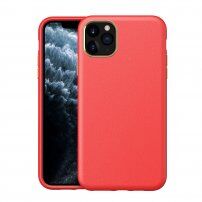 Maska otporna na udarce sa teksturom kože pro iPhone 12 Pro Max - crveni
