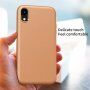 Maska otporna na udarce sa teksturom kože pro iPhone XR - svjetlo smeđi
