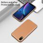 Maska otporna na udarce sa teksturom kože pro iPhone XR - svjetlo smeđi