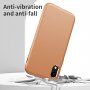 Maska otporna na udarce sa teksturom kože pro iPhone XR - svjetlo smeđi