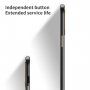 Maska otporna na udarce sa teksturom kože pro iPhone 13 Pro - crni