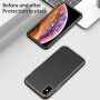 Maska otporna na udarce sa teksturom kože pro iPhone XS Max - crni