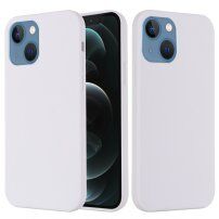 Zaštitna silikonska maska koja podržava MagSafe punjenje pro iPhone 13 mini - bijeli
