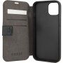 Guess 4G Printed Stripe flip futrola pro iPhone 13 mini - sivo