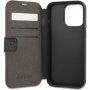 Guess 4G Printed Stripe flip futrola pro iPhone 13 Pro - sivo