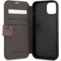 Guess 4G Printed Stripe flip futrola pro iPhone 13 mini - smeđi