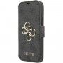 Guess 4G Metal Logo flip futrola pro iPhone 13 mini - sivo