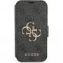 Guess 4G Metal Logo flip futrola pro iPhone 13 mini - sivo