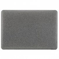 Maska sa šljokicama i crnim donjim dijelom za MacBook Pro 15" (A1398) - sivi