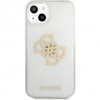 Guess Big 4G Full Glitter maskica za iPhone 13 - proziran