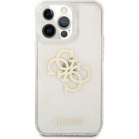 Guess Big 4G Full Glitter maskica za iPhone 13 Pro - proziran