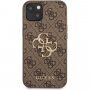 Guess 4G Metal Logo maskica za iPhone 13 mini - smeđi