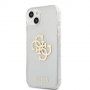 Guess Big 4G Full Glitter maskica za iPhone 13 - proziran