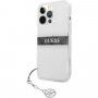 Guess 4G Grey Stripe maska pro iPhone 13 Pro Max - sivi