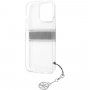 Guess 4G Grey Stripe maska pro iPhone 13 Pro Max - sivi
