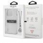Guess 4G Grey Stripe maska pro iPhone 13 Pro Max - sivi