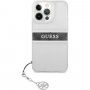 Guess 4G Grey Stripe maska pro iPhone 13 Pro Max - sivi