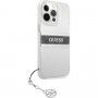 Guess 4G Grey Stripe maska pro iPhone 13 Pro Max - sivi