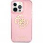 Guess Big 4G Full Glitter maskica za iPhone 13 Pro Max - ružičasti