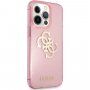 Guess Big 4G Full Glitter maskica za iPhone 13 Pro Max - ružičasti