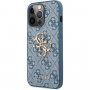 Guess 4G Metal Logo maskica za iPhone 13 Pro Max - plavi
