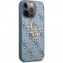 Guess 4G Metal Logo maskica za iPhone 13 Pro Max - plavi