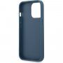 Guess 4G Metal Logo maskica za iPhone 13 Pro Max - plavi
