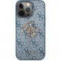 Guess 4G Metal Logo maskica za iPhone 13 Pro Max - plavi
