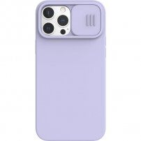Nillkin CamShield Silky Magnetic silikonska maska pro iPhone 13 Pro Max - ljubičasti