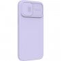 Nillkin CamShield Silky Magnetic silikonska maska pro iPhone 13 Pro Max - ljubičasti
