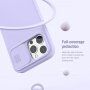 Nillkin CamShield Silky Magnetic silikonska maska pro iPhone 13 Pro Max - ljubičasti
