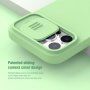Nillkin CamShield Silky Magnetic silikonska maska pro iPhone 13 Pro Max - ljubičasti