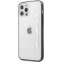 AMG Metallic Black Edges maska pro iPhone 12 Pro Max - proziran