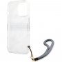 Guess Marble Stripe maska pro iPhone 13 Pro Max - plavi