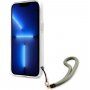 Guess Marble Stripe maska pro iPhone 13 Pro Max - zeleni