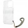 Guess Marble Stripe maska pro iPhone 13 Pro Max - zeleni
