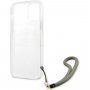 Guess Marble Stripe maska pro iPhone 12 Pro Max - zeleni