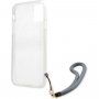 Guess Marble Stripe maska pro iPhone 11 - plavi