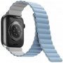 UNIQ Revix dvostrani remen pro Apple Watch 42mm / 41mm / 40mm / 38mm - bijeloplava