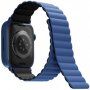 UNIQ Revix dvostrani remen pro Apple Watch Ultra 49mm / 46mm / 45mm / 44mm / 42mm - plavo-crna