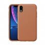 Maska otporna na udarce sa teksturom kože pro iPhone XR - svjetlo smeđi