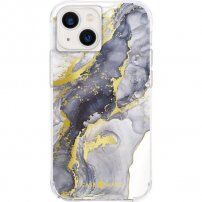 Case Mate Tough Print mramorna maska pro iPhone 13 mini - sivi