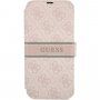 Guess 4G Printed Stripe flip futrola pro iPhone 13 - ružičasto
