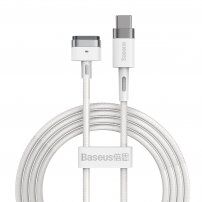 Baseus magnetski kabel za punjenje sa konektorom MagSafe 2 (oblik T) / USB-C pro MacBook - 2m - bijeli
