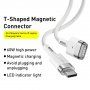 Baseus magnetski kabel za punjenje sa konektorom MagSafe 2 (oblik T) / USB-C pro MacBook - 2m - bijeli