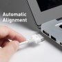Baseus magnetski kabel za punjenje sa konektorom MagSafe 2 (oblik T) / USB-C pro MacBook - 2m - bijeli