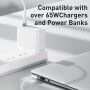 Baseus magnetski kabel za punjenje sa konektorom MagSafe 2 (oblik T) / USB-C pro MacBook - 2m - bijeli