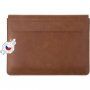 FIXED Oxford kožna kuverta za MacBook Pro 14" (A2442 / A2779 / A2918 / A2992 / A3112 / A3185 / A3401) - smeđa