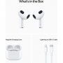 Originalne Apple bežične slušalice AirPods 3 (2021) - bijela