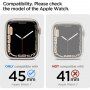 Spigen Ultra Hybrid futrola za Apple Watch 45mm - sivo